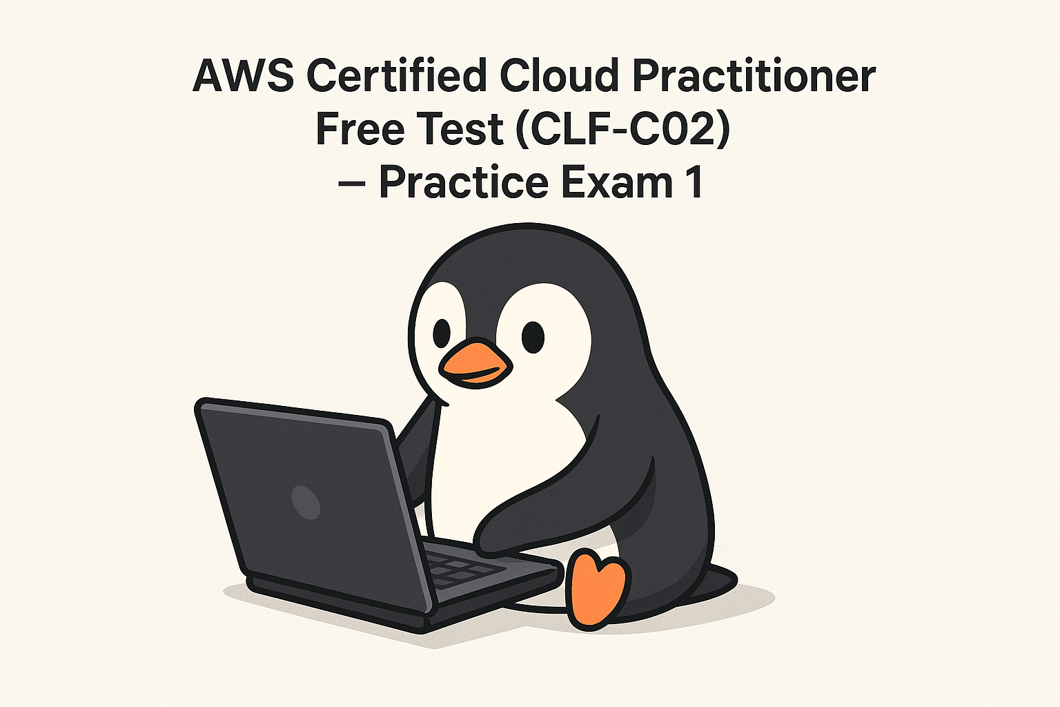 AWS Certified Cloud Practitioner Free Test (CLF-C02) – Practice Exam 1